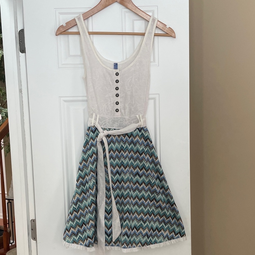 Free People Romantic Chevron Tank Dress